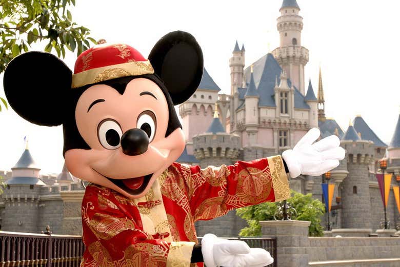 Mickey Mouse à Disneyland Hong Kong