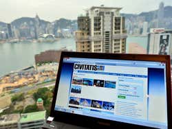 Vue depuis un hôtel de Kowloon