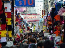 Un des marchés de Kowloon