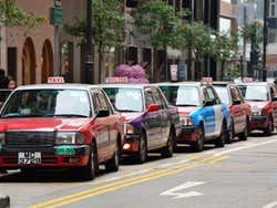 Station de taxis à Hong Kong