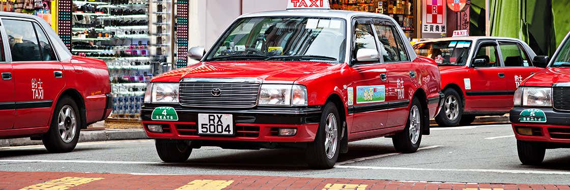 Taxi à Hong Kong